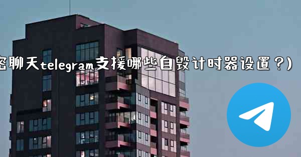 秘密聊天Telegram支援哪些自毀計時器設置？(秘密聊天telegram支援哪些自毁计时器设置？)