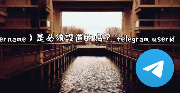 Telegram用戶名（Username）是必須設置的嗎？_telegram userid