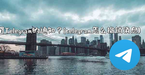 如何完全關閉Telegram的通知？(telegram怎么撤销消息)