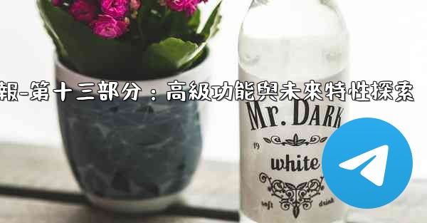 電報-第十三部分：高級功能與未來特性探索