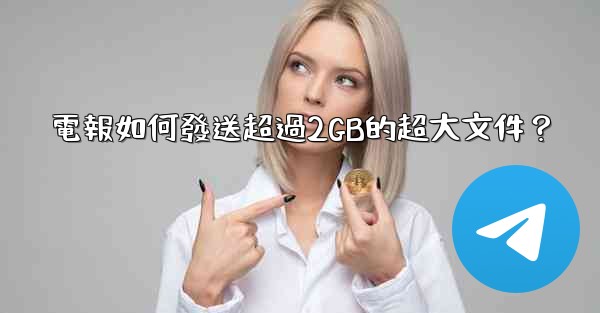 <b>電報如何發送超過2GB的超大文件？</b>