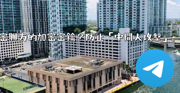 電報如何驗證秘密聊方的加密密鑰？防止「中間人攻擊」。