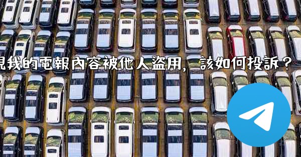 發現我的電報內容被他人盜用，該如何投訴？