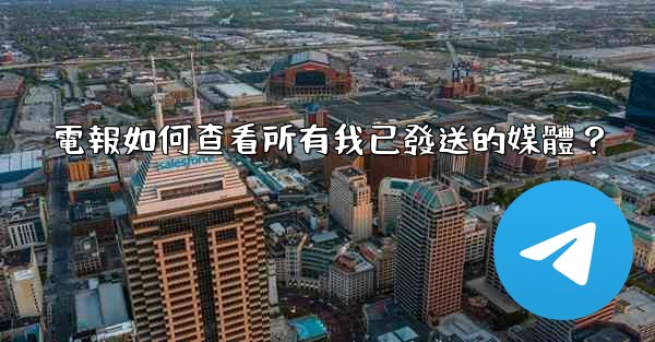 電報如何查看所有我已發送的媒體？