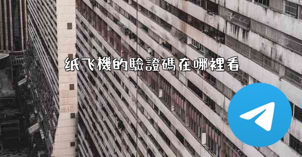 纸飞機的驗證碼在哪裡看