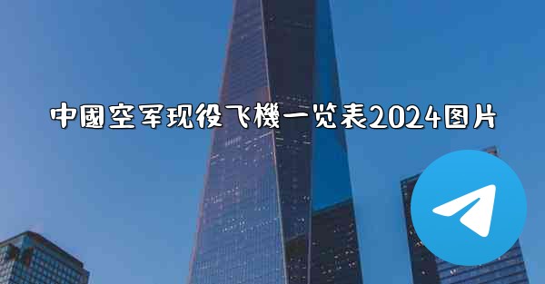 中國空军现役飞機一览表2024图片