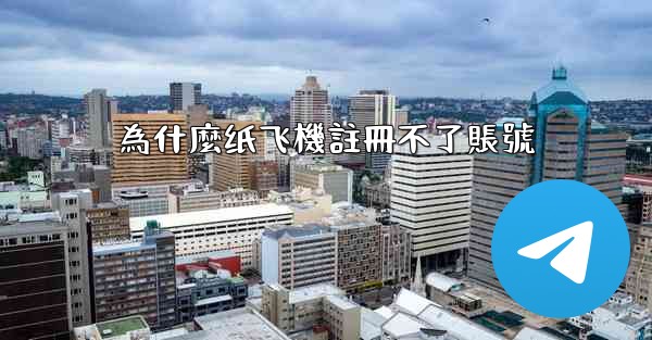 為什麼纸飞機註冊不了賬號