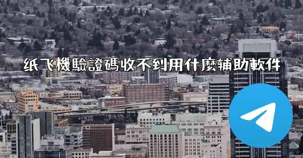 纸飞機驗證碼收不到用什麼辅助軟件