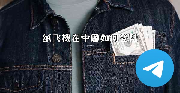 纸飞機在中國如何登陆
