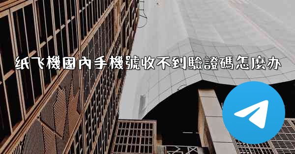 <b>纸飞機國內手機號收不到驗證碼怎麼办</b>