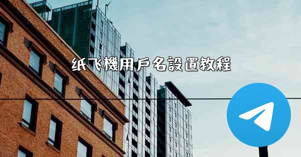 <b>纸飞機用戶名設置教程</b>