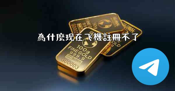 為什麼现在飞機註冊不了