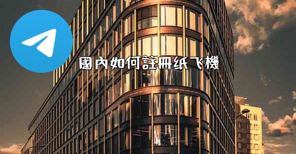 國內如何註冊纸飞機