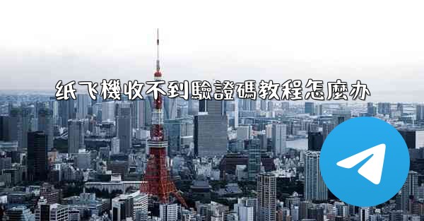 纸飞機收不到驗證碼教程怎麼办