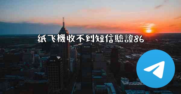 纸飞機收不到短信驗證86