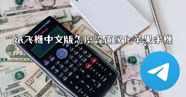 纸飞機中文版怎麼設置汉化苹果手機