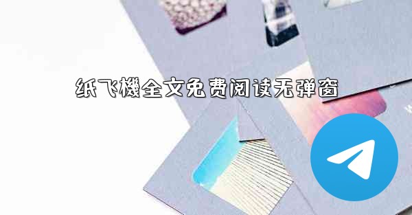 纸飞機全文免费阅读无弹窗