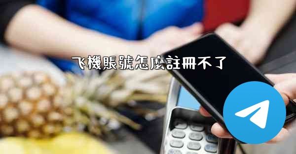 飞機賬號怎麼註冊不了