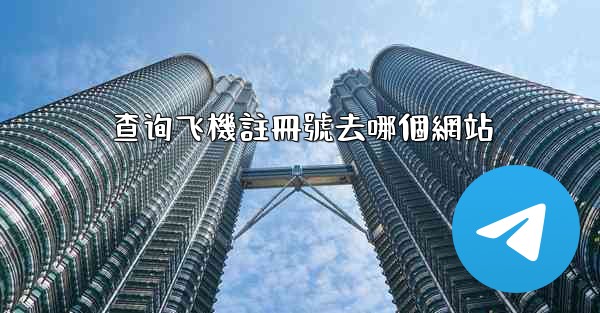 查询飞機註冊號去哪個網站