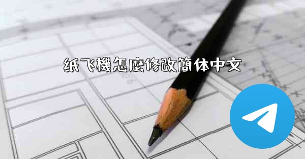 纸飞機怎麼修改簡体中文