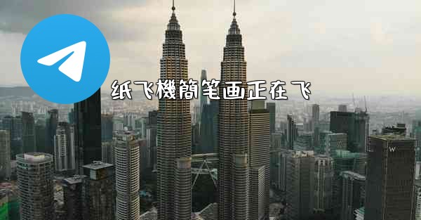 纸飞機簡笔画正在飞