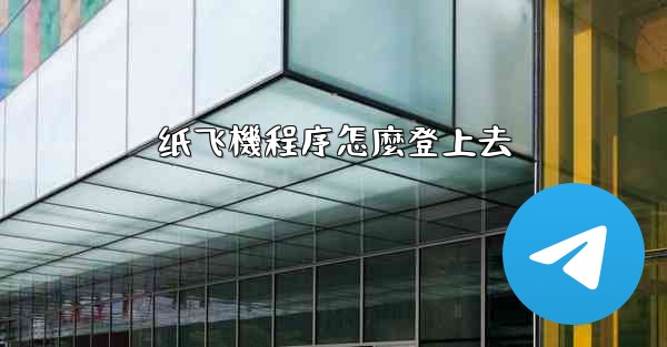 纸飞機程序怎麼登上去