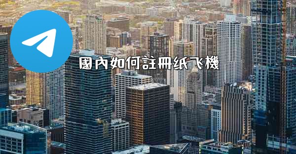 國內如何註冊纸飞機