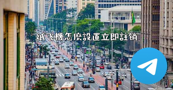 <b>纸飞機怎麼設置立即註销</b>