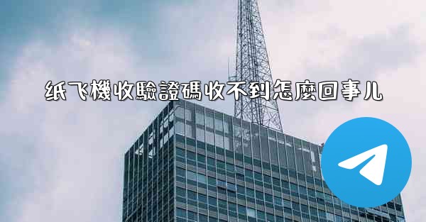 纸飞機收驗證碼收不到怎麼回事儿