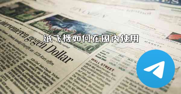 纸飞機如何在國內使用