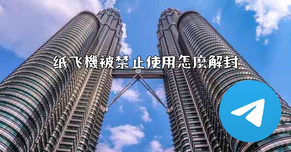 纸飞機被禁止使用怎麼解封