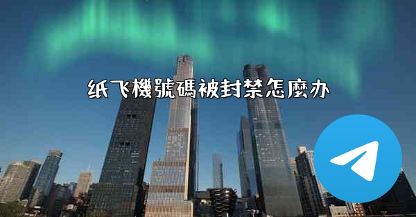 纸飞機號碼被封禁怎麼办