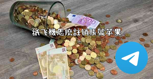 纸飞機怎麼註销賬號苹果