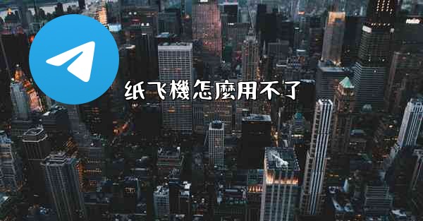 纸飞機怎麼用不了