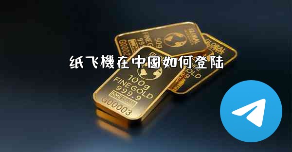 纸飞機在中國如何登陆