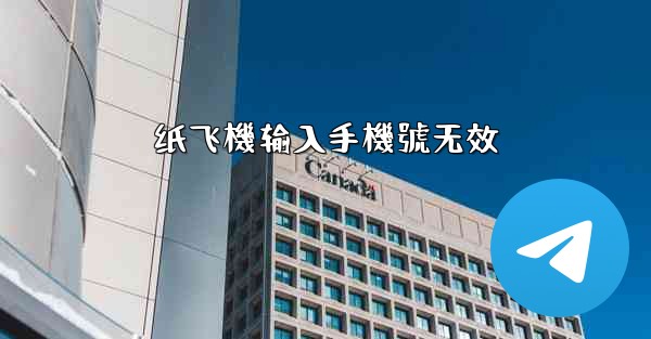 纸飞機输入手機號无效