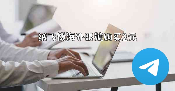 纸飞機海外賬號购买2元