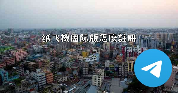 纸飞機國际版怎麼註冊