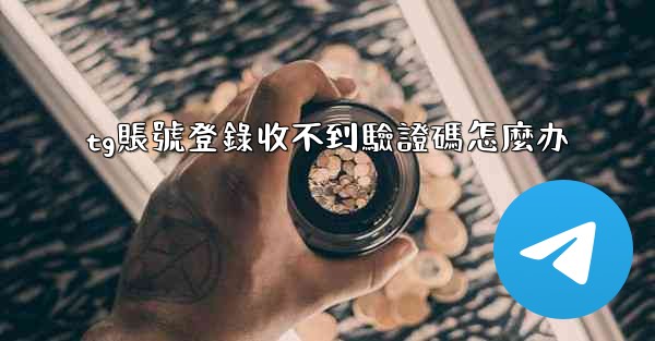 tg賬號登錄收不到驗證碼怎麼办