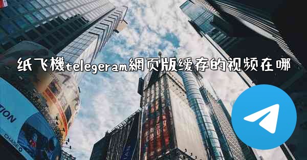 纸飞機telegeram網页版缓存的视频在哪