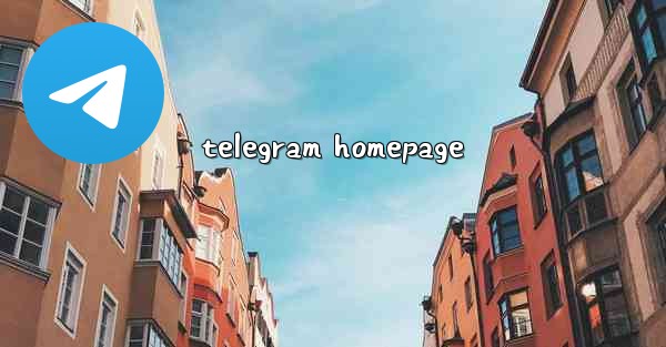 telegram homepage