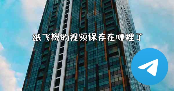 纸飞機的视频保存在哪裡了