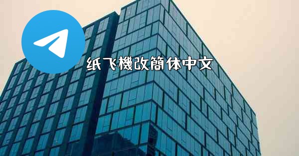 纸飞機改簡体中文