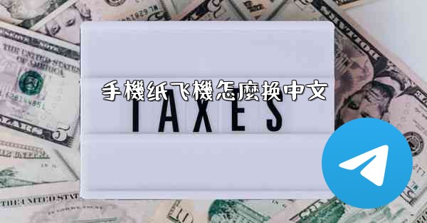 手機纸飞機怎麼换中文