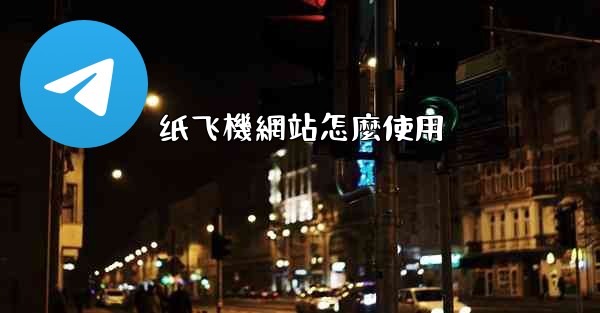 纸飞機網站怎麼使用
