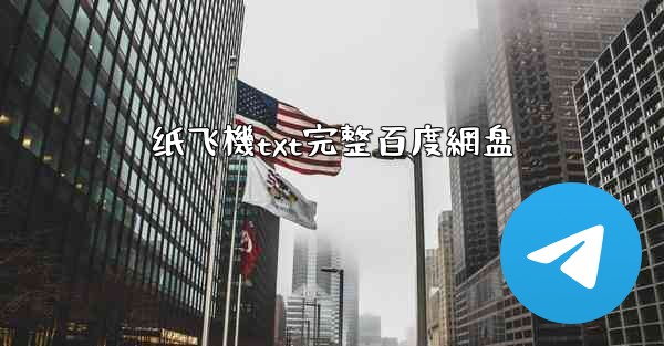 纸飞機txt完整百度網盘