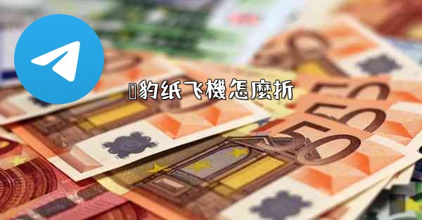 猎豹纸飞機怎麼折