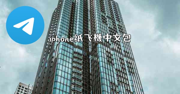 iphone纸飞機中文包