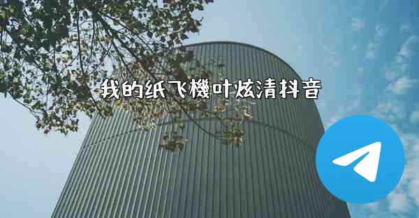 我的纸飞機叶炫清抖音