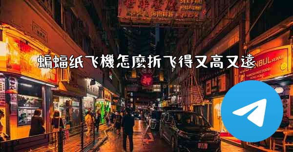 蝙蝠纸飞機怎麼折飞得又高又遠